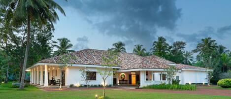 Fassade der Unterkunft