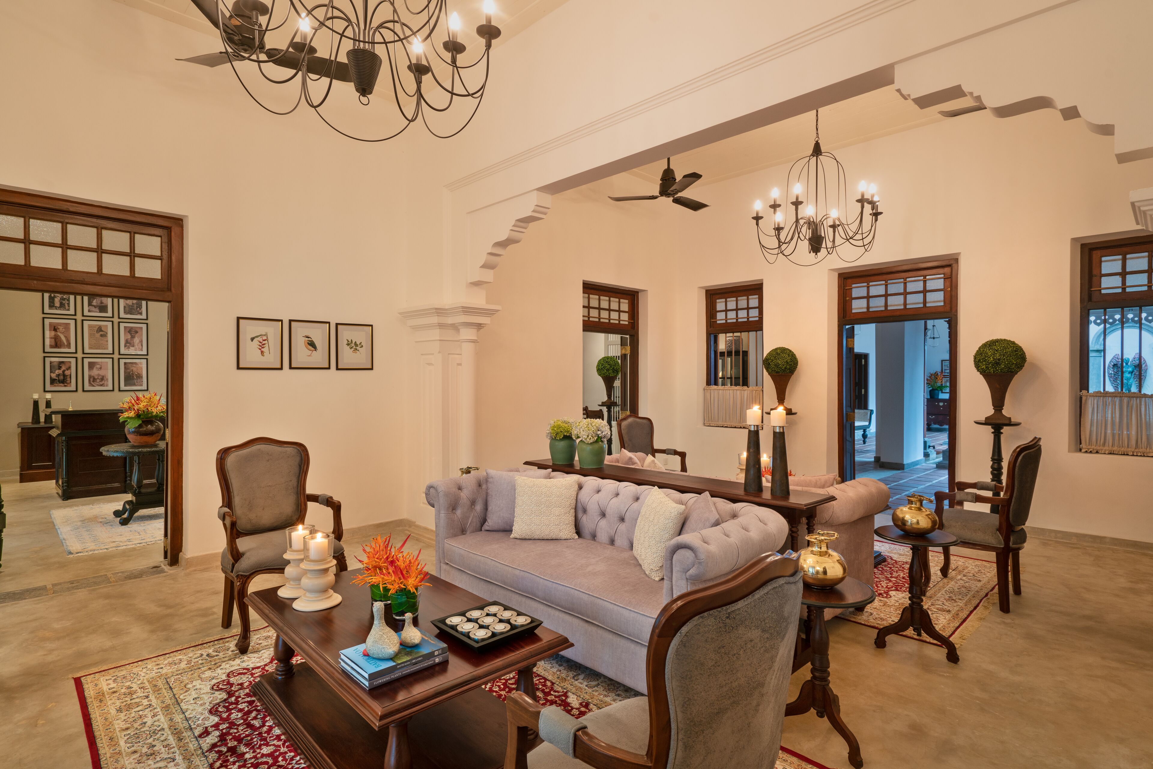 43-inch flat-screen TV with cable channels