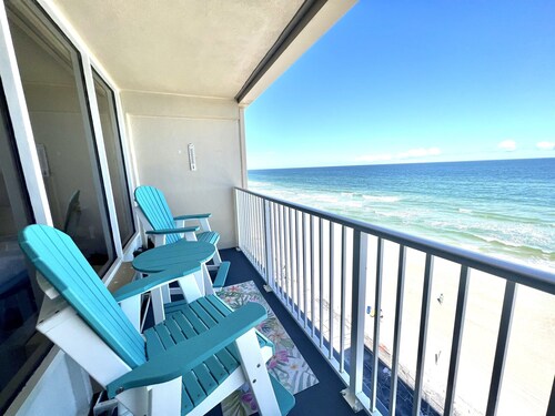POOL IS OPEN! Remodeled Oceanfront Penthouse | 7th Floor Private Balcony |