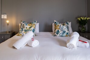 كابينة عائلية | 1 غرفة نوم وملاءات من القطن المصري وأغطية فراش متميزة