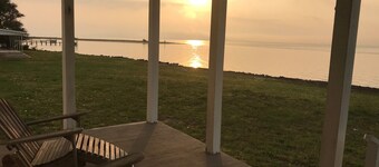 Down East Waterfront Quaint Farmhouse with Pier Overlooking National Seashore