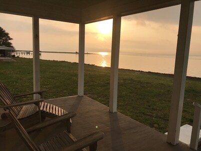 Down East Waterfront Quaint Farmhouse with Pier Overlooking National Seashore