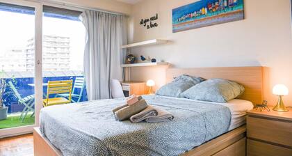 Grand appartement avec balcon et parking