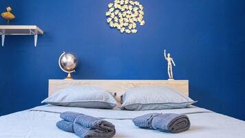 2 slaapkamers, een strijkplank/strijkijzer, wifi, beddengoed