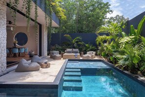 Pool - Maison SisCōLinō | 4Bdrm w/ SwimUp & Rooftop Pools<br>Dedicated concierge<br>Beach access (Tulum)
