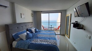 3 bedrooms, iron/ironing board, WiFi, bed sheets - Disfruta Hermoso Condominio en Cartagena con Vista Mar Caribe! Playa a 2 Minutos (Cartagena de Indias)