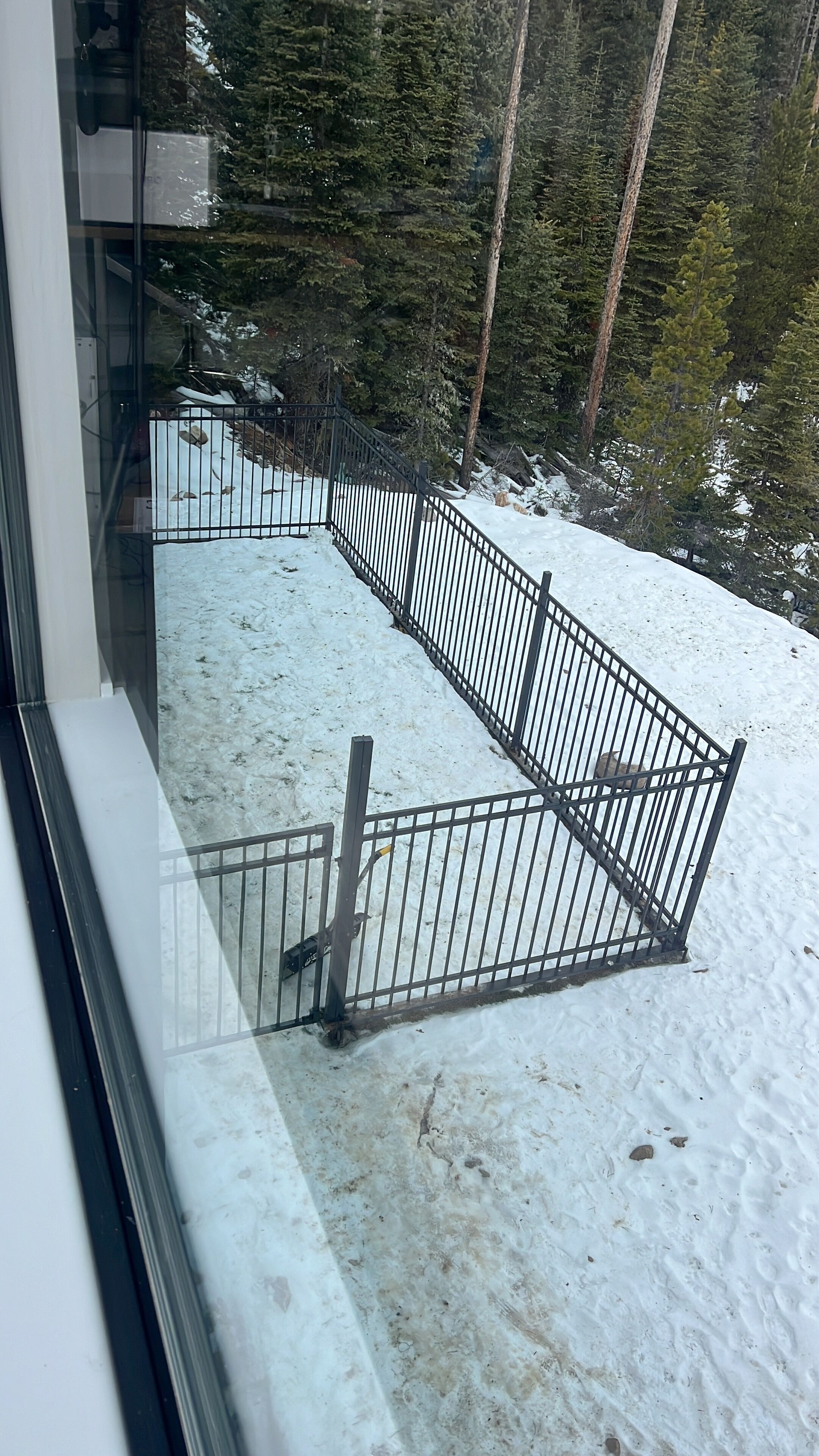 Blick von der Unterkunft