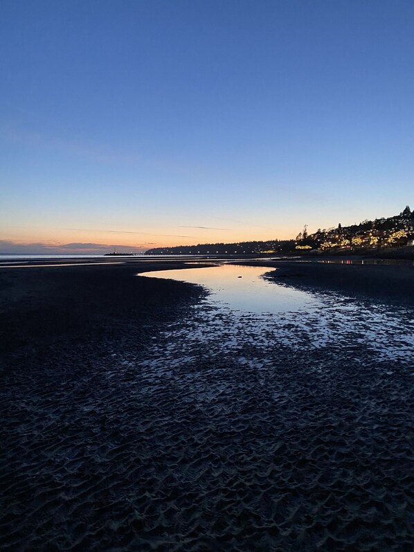 Sun-loungers, beach towels