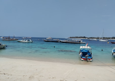 Beach nearby, white sand