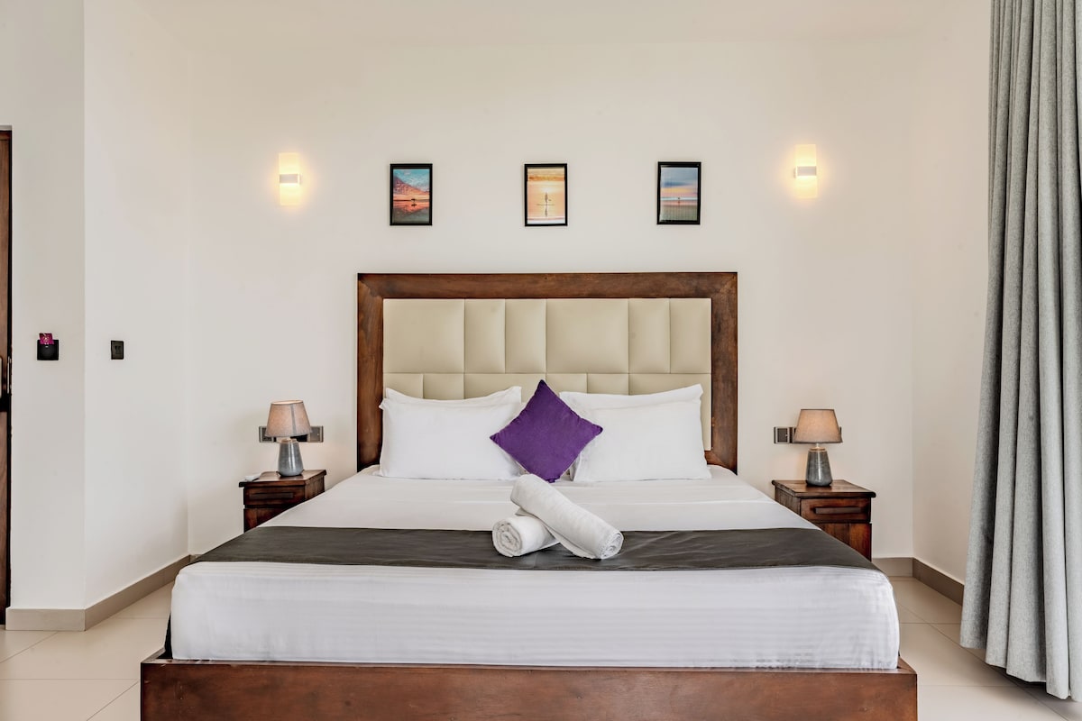 Standaard kamer | Lakens van Egyptisch katoen, luxe beddengoed, Select Comfort-bedden