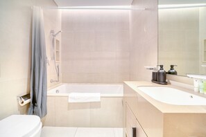 Hair dryer, towels