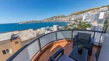 Executive-Doppelzimmer, Meerblick | Balkon