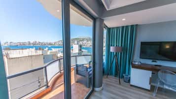 Habitación ejecutiva doble, vistas al mar | Balcón