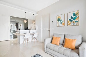 Apartamento, 2 habitaciones | Zona de estar