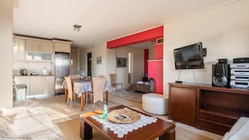 Cottage | Area keluarga | TV layar datar