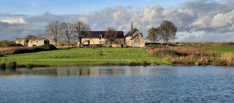 Ancienne Ferme Rénovée - 7 Chambres/14 Couchages Avec Étang
