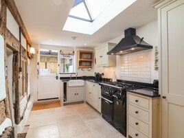 Fridge, dishwasher, electric kettle, toaster