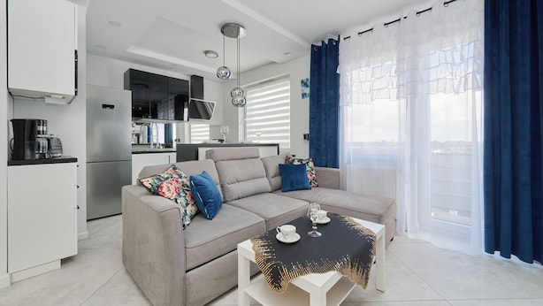 Living room - Wełniana Studio With Balcony by Renters (Wroclaw)