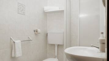 Shower, rainfall showerhead, hair dryer, bidet