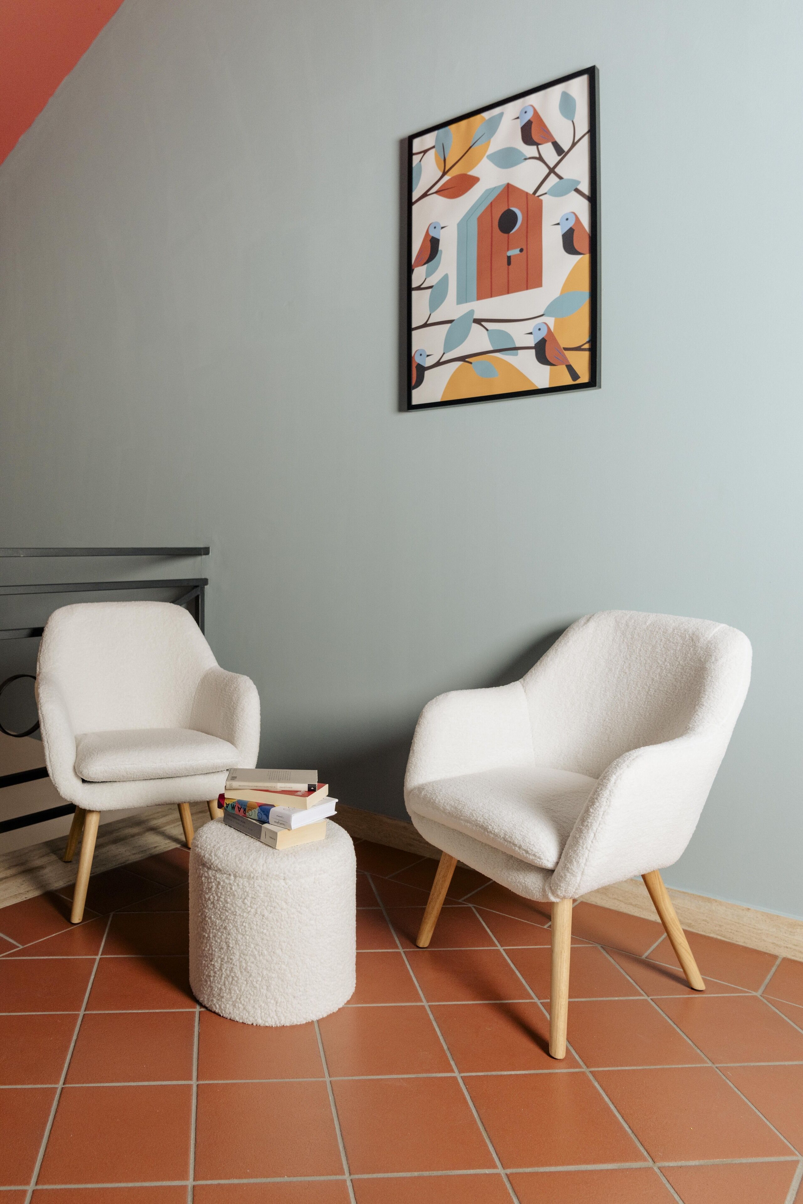 Coin salon dans le hall