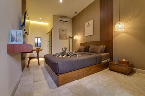 华丽客房 | 1 多间卧室、办公桌、隔音、免费 WiFi