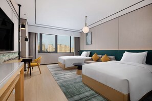 Deluxe Room, 2 Twin Beds | Iron/ironing board, free WiFi