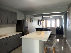 Interior - Large Family 2 bedroom 2 bathroom apartment in Ironshore. Kitchen. Pool, lounge (Montego Bay)