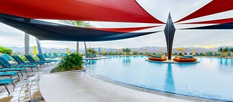 Resort home with mtn views + on-site pools, hot tub, gym, sports & rec courts