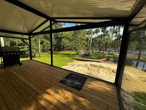 Charming River-Front Lodge House
 