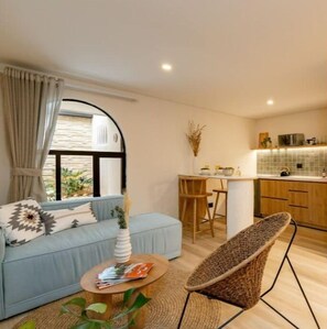 Living area - NEW Boutique Apartment 2 + Wi-fi + AC+ Big Terrace (Medellín)