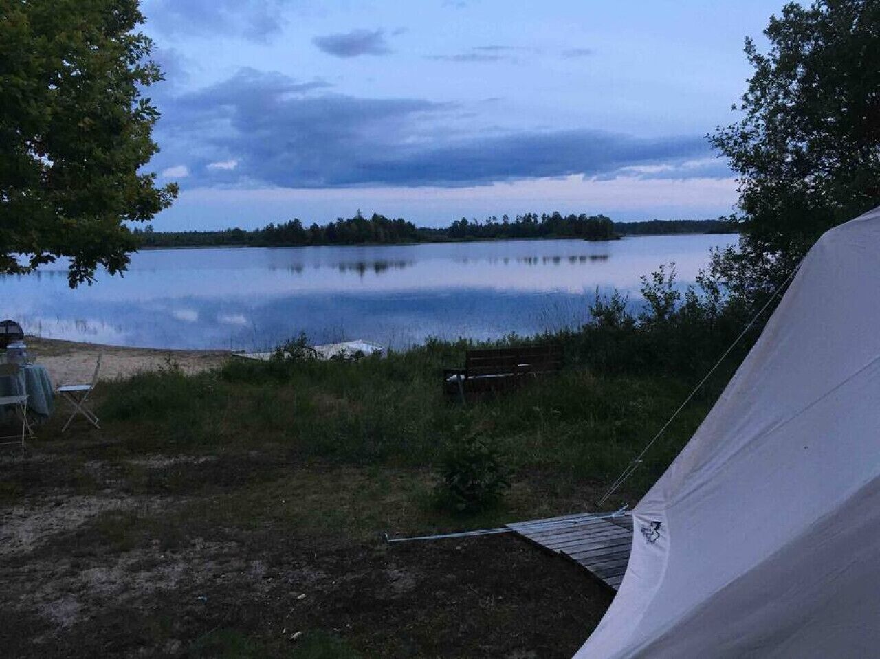Overnatningsstedets område