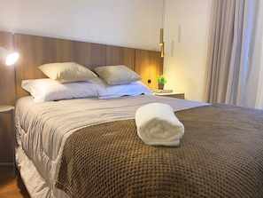 Apartment | 2 bedrooms, blackout drapes, soundproofing, iron/ironing board - Terrâneo  (Gramado)
