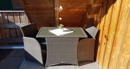 klein aber fein...mitten auf einem Bauernhof mit Blick auf die Pferdekoppel