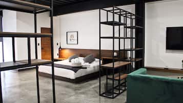 Loft | 1 habitación, cortinas blackout y tabla de planchar con plancha