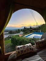 Vista desde la propiedad