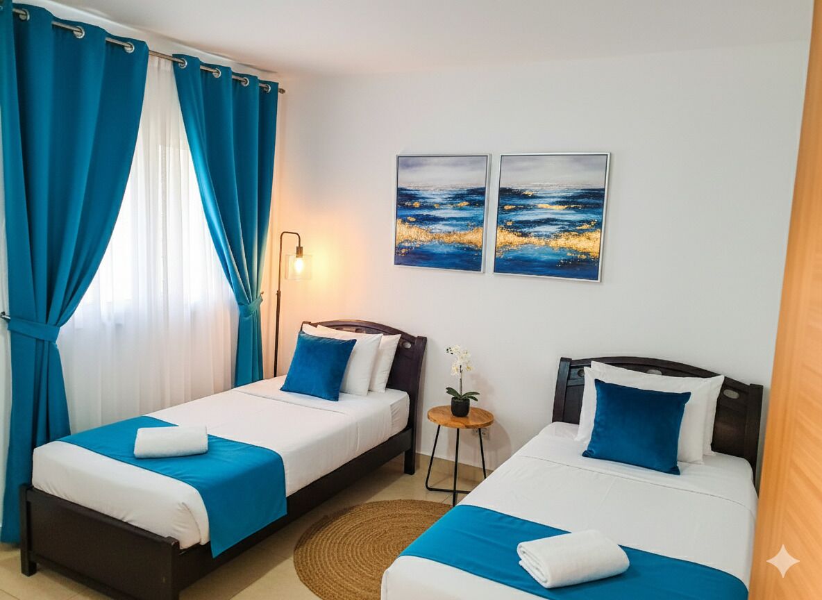 3 habitaciones, wifi y ropa de cama 