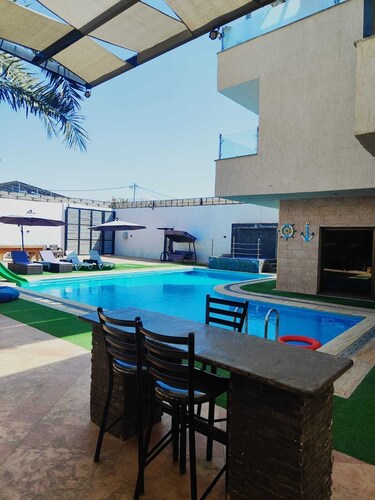 Tala Villa Dead Sea
Private 3 bedrooms chalet , private pool, kids playing area