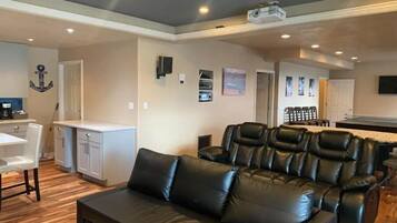 Smart TV, video games, table football