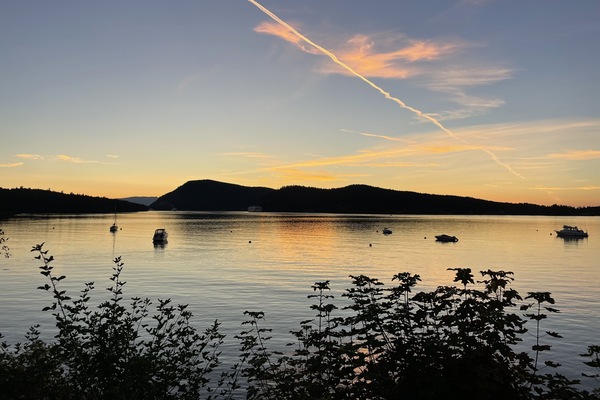 Stunning sunsets over Active Pass