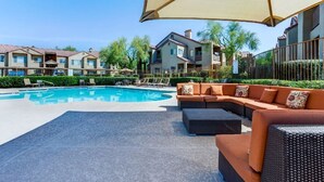 Apartment, 3 Bedrooms | 3 bedrooms, laptop workspace, iron/ironing board, WiFi (free) - CozySuites TPC Scottsdale Parking & Pool (Scottsdale)