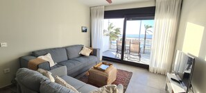 Smart TV - Apartamento Arenas de Doñana con Vistas al mar (Sanlúcar de Barrameda)