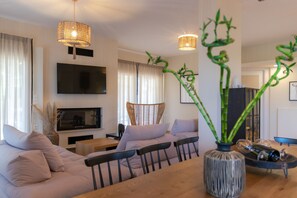 Fernseher, Kamin