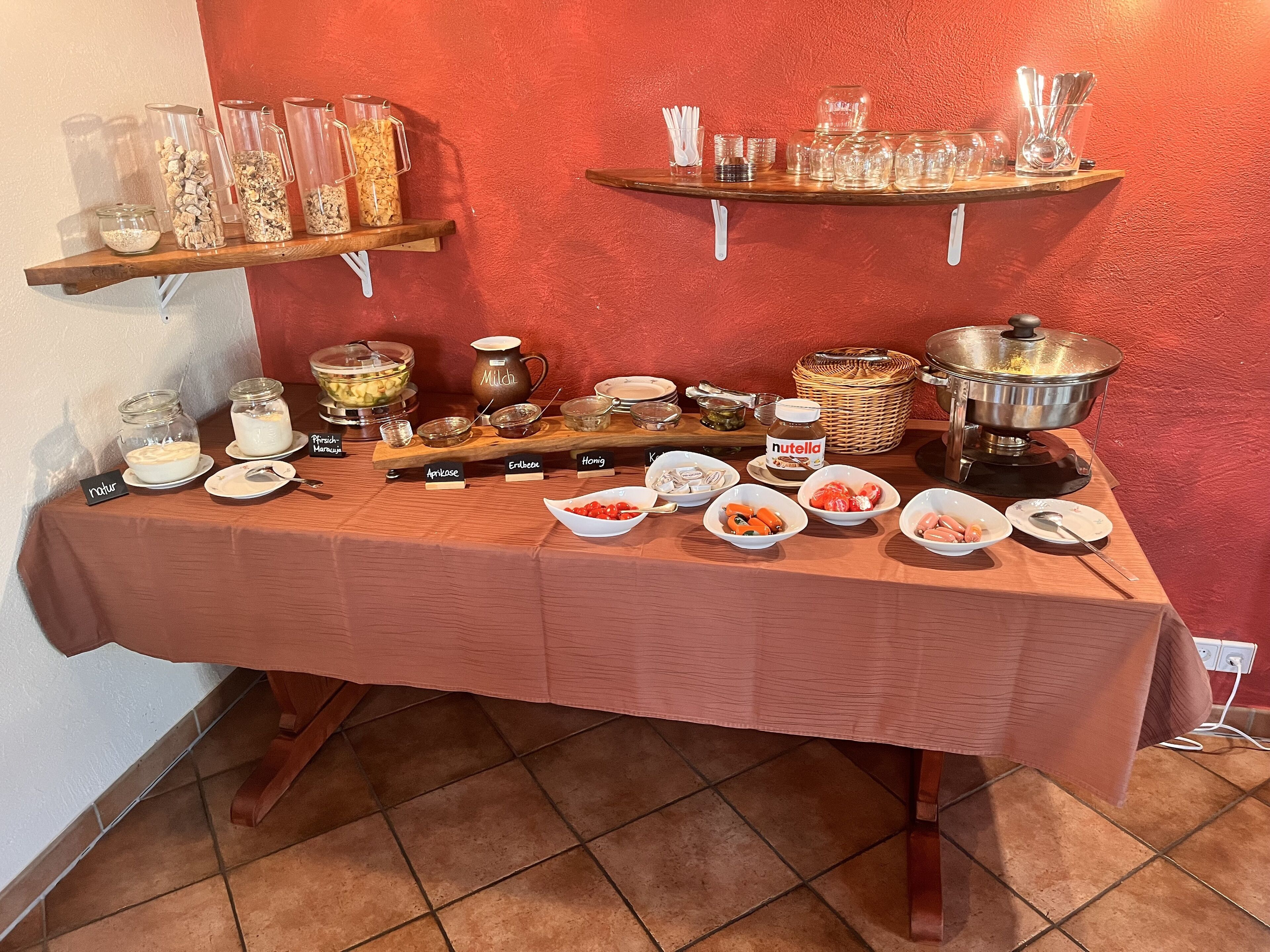 Daily buffet breakfast (EUR 15.0 per person)