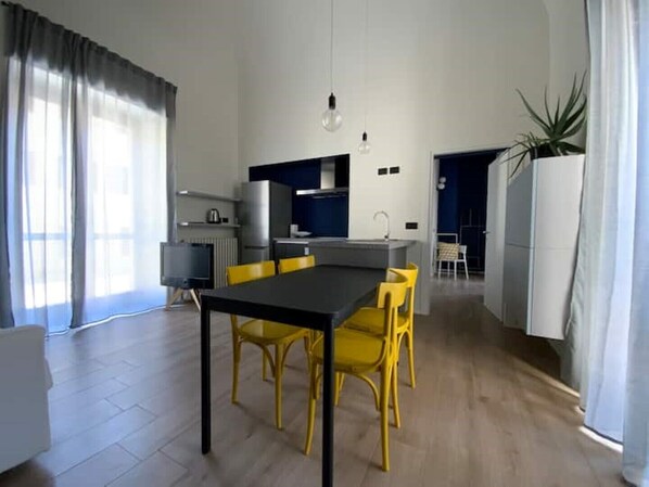 Dining - #DavVeroCasa - Apartment with terrace downtown (Biella)