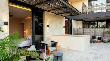 1 quarto, roupas de cama antialérgicas, cofres nos quartos