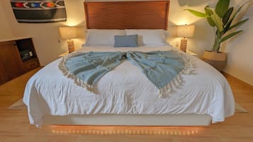 1 bedroom, iron/ironing board, internet, bed sheets