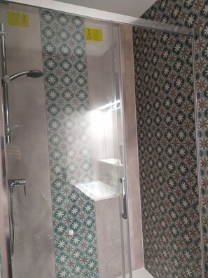 Shower, hair dryer