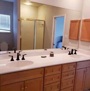Bathroom - Waterfront newly remodeled home with a hot tub! (Lakehills)
