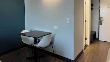 Blackout drapes, free WiFi, bed sheets, wheelchair access