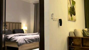 1 bedroom, iron/ironing board